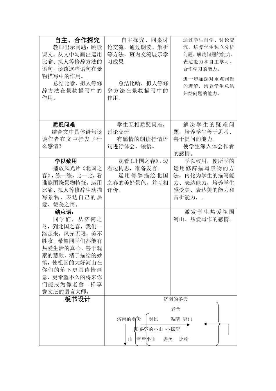 济南的冬天教案设计_第3页