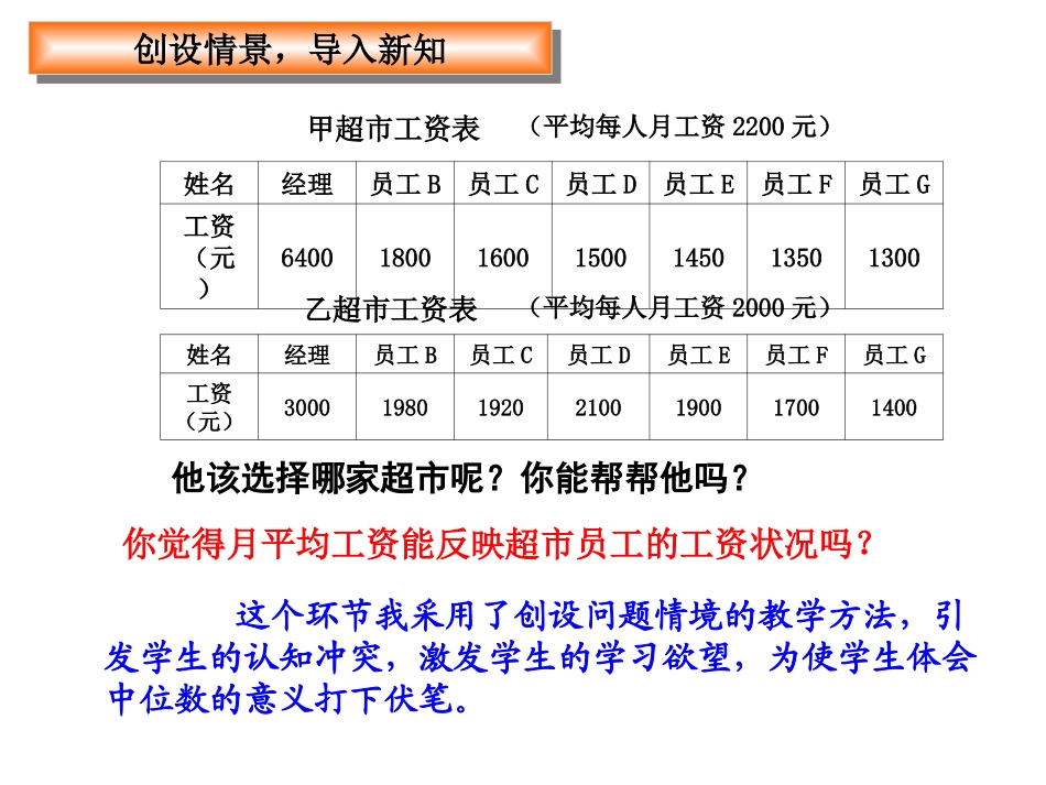 中位数众数说课参赛_第2页