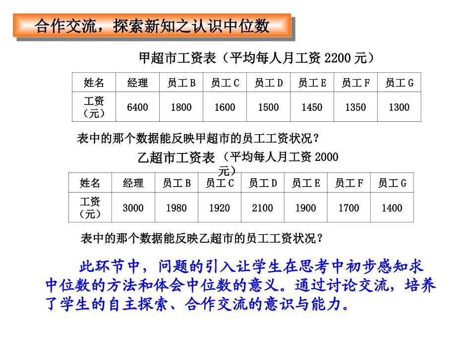 中位数众数说课参赛_第3页