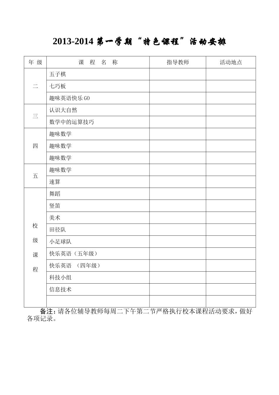 校本课活动记录1_第1页