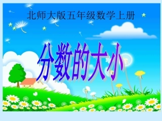 分数的大小（新）
