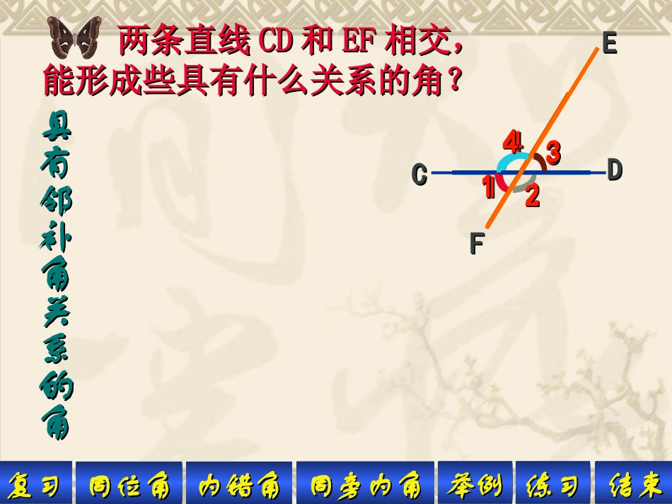 同位角内错角同旁内角七年级数学下册_第3页