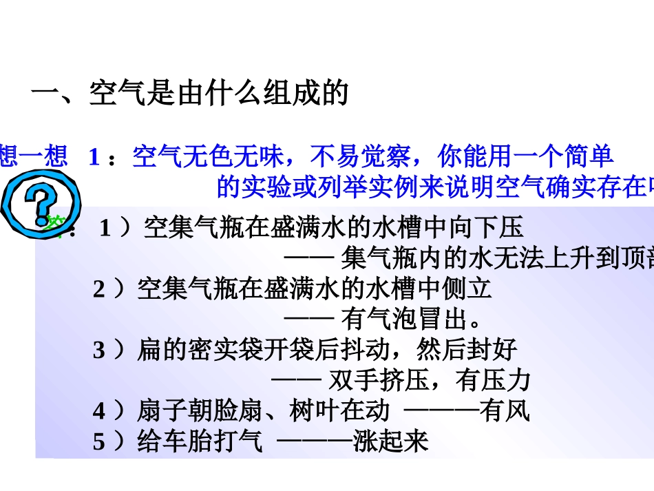 新人教版九年级化学上册第二单元_我们周围的空气课题1空气_第3页