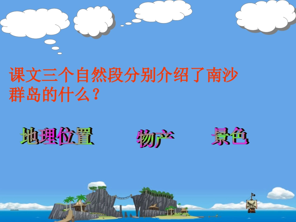苏教版三年级语文下册课件_2《美丽的南沙群岛》_第3页