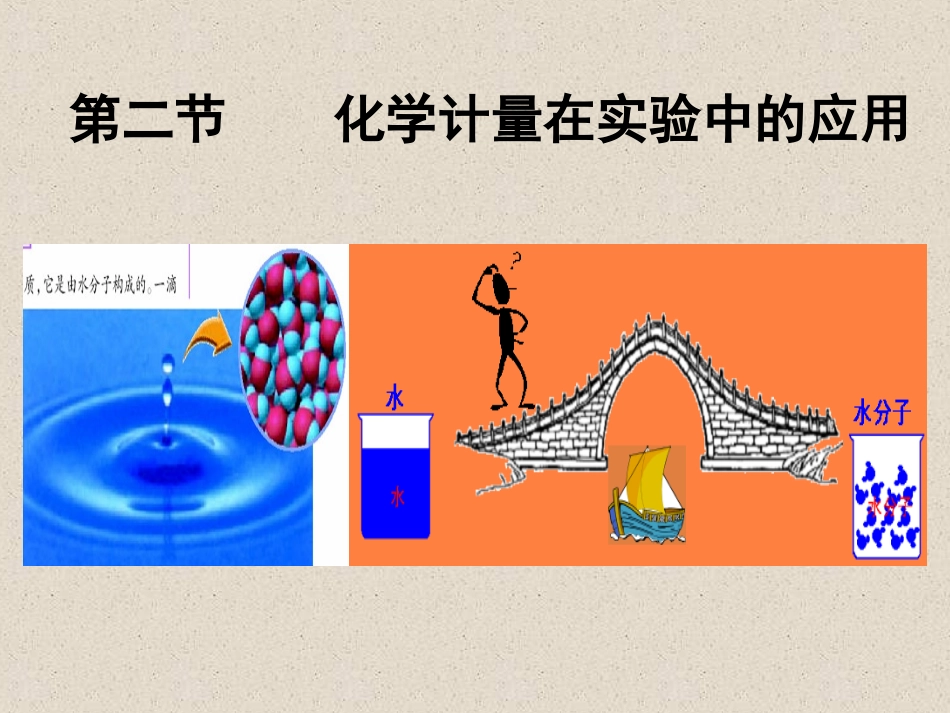 化学计量在实验中的应用_第1页