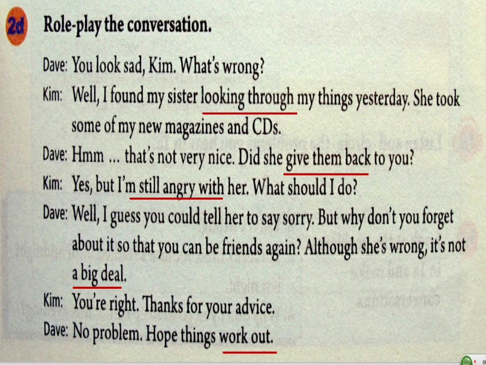 2014年新版新目标英语八年级下Unit4_Why_don’t_you_talk_to_your_parents_Section_A3a-3c_第1页