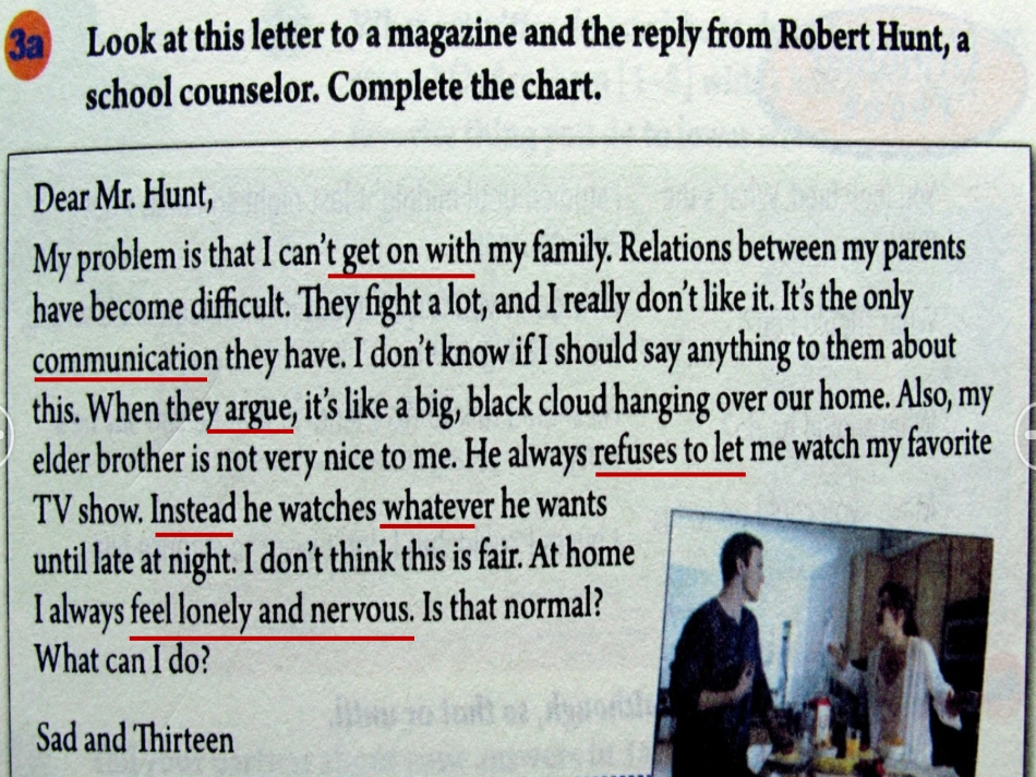 2014年新版新目标英语八年级下Unit4_Why_don’t_you_talk_to_your_parents_Section_A3a-3c_第2页