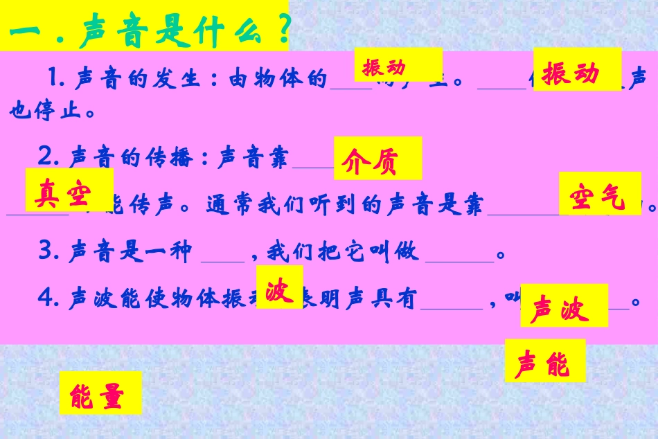 教科版《声现象》复习课件_第2页