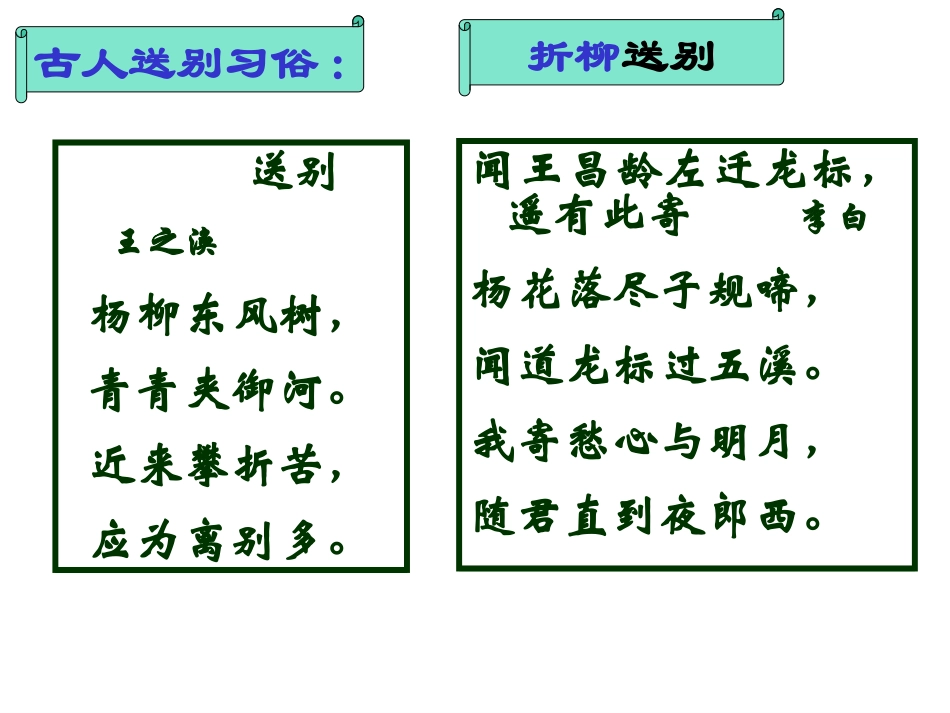 送别诗鉴赏1_第3页