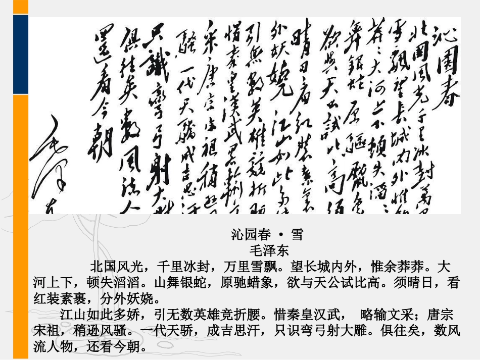 《沁园春长沙》课件4_第3页