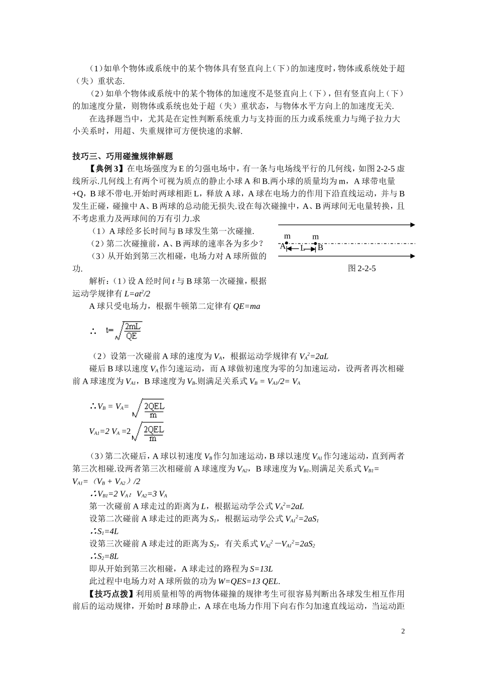 高中物理总复习_15种快速解题技巧_第2页