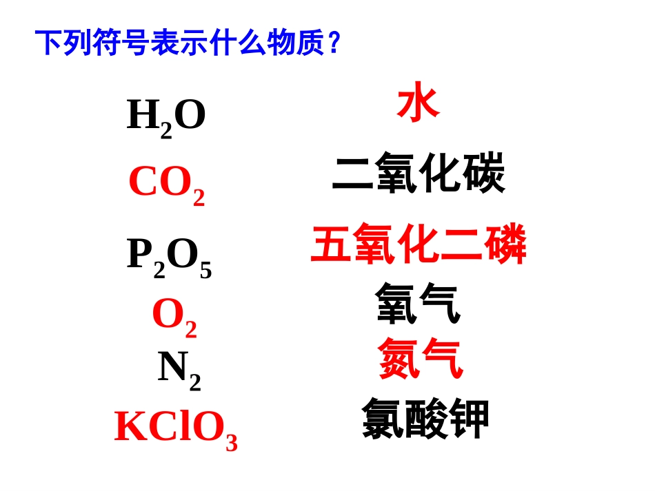 课题4——化学式与化合价_第2页