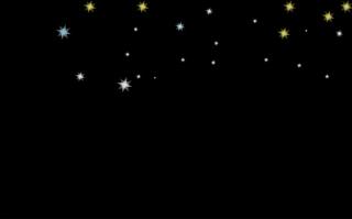 流星雨星空华贵动态卷轴PPT动画