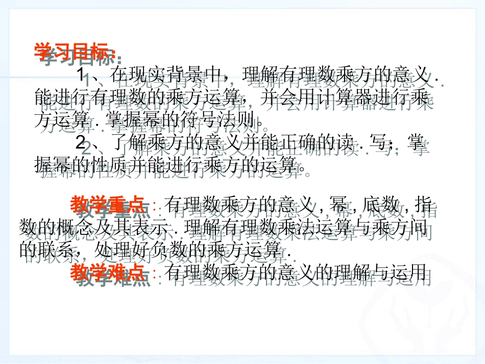 2015新人教版课件751有理数的乘方_第2页