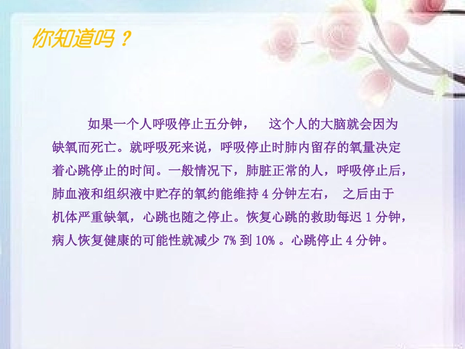 年级心肺复苏巧按压课件_第2页