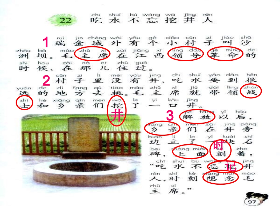 《吃水不忘挖井人》课件 (3)_第3页