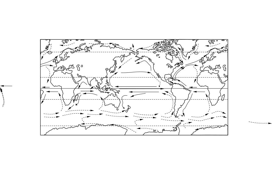 世界洋流空白图_第1页