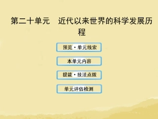 高中历史_20_近代以来世界的科学发展历程