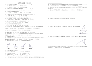 三角形练习题（100406）