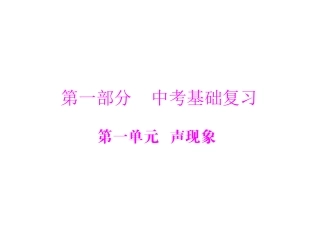 2013年粤教版中考物理《声现象》_总复习课件【包括了所有重要考点】