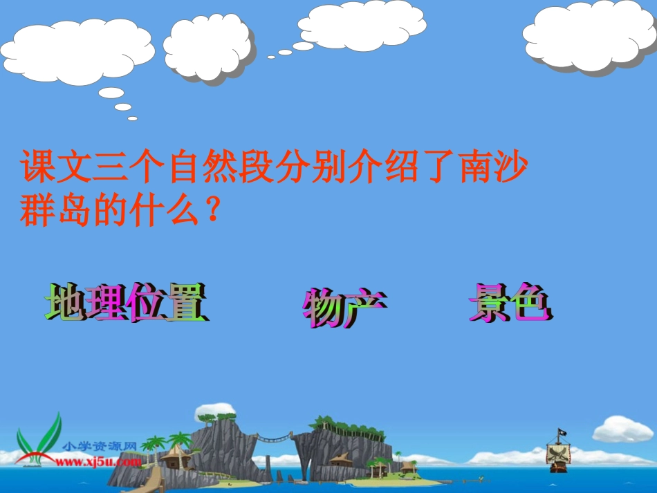 《美丽的南沙群岛》PPT课件(苏教版三年级语文下册课件)_第3页