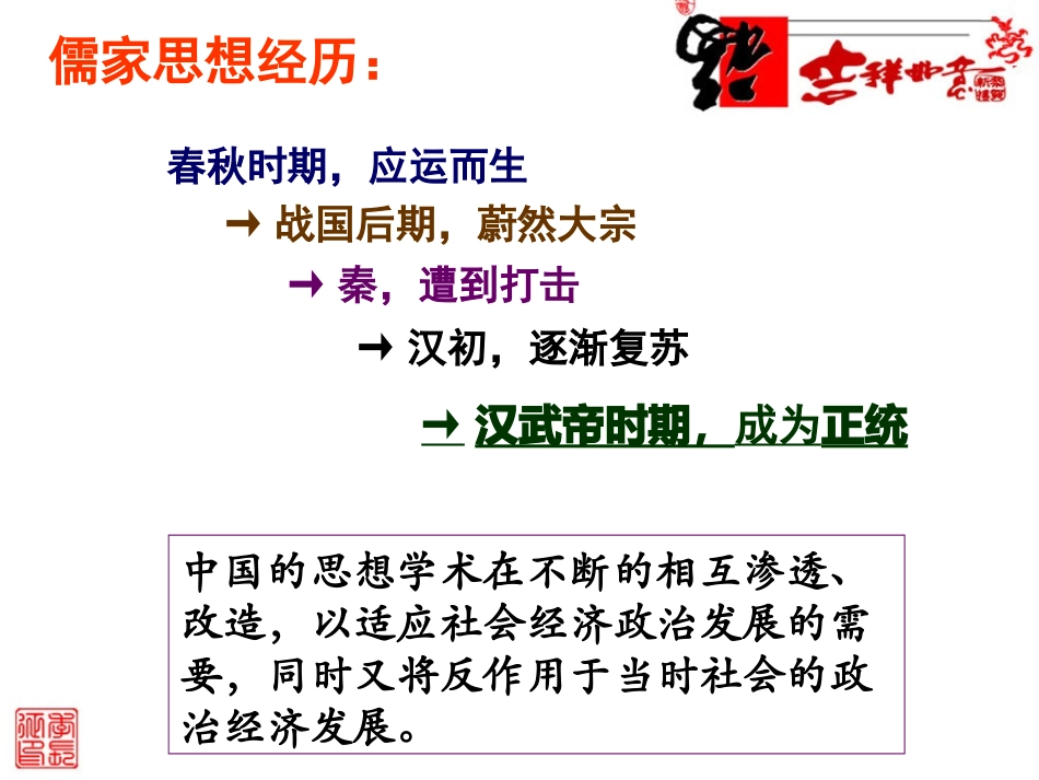 人教必修3第2课罢黜百家,独尊儒术_第2页