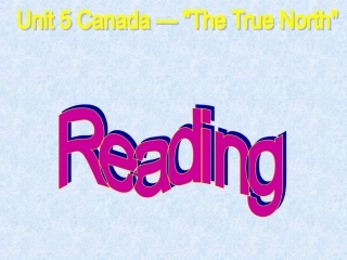 新课标高中英语必修3Unit5_Reading