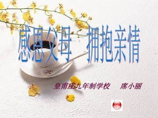 “感恩父母主题班会课件