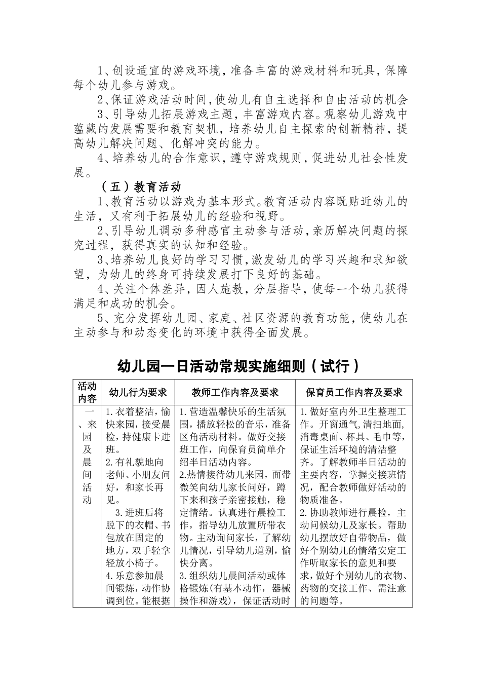 幼儿园一日活动常规_第2页