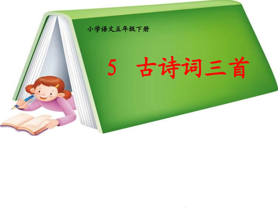 五年级语文下册古诗三首_第2页
