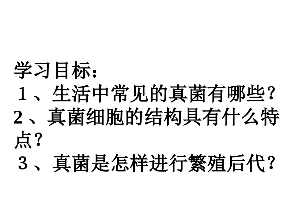 初中二年级生物上册第五单元第四章细菌和真菌第三节真菌第一课时课件_第3页