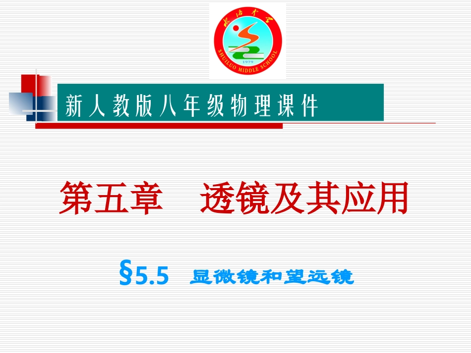 【编辑推荐】55显微镜和望远镜课件_第1页