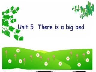 2014pep五年级上册Unit5Thereisabigbed课件