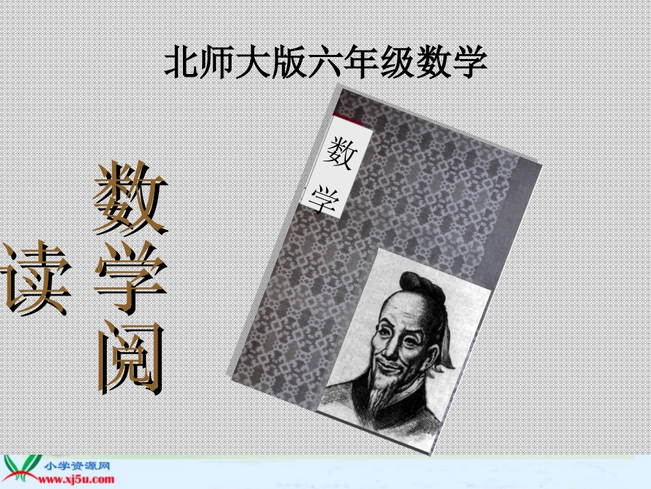 北师大版数学六年级上册《数学阅读》课件_第1页