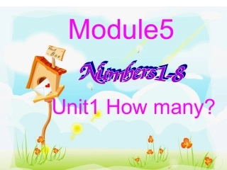 三年级英语module5unit1
