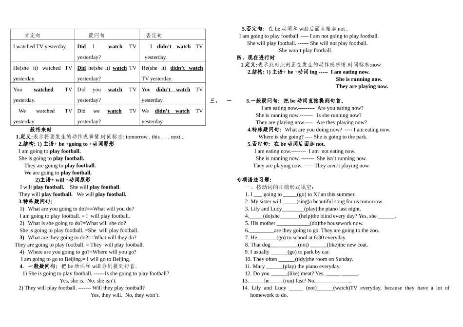 机关一小五年级下学期专项总结及练习（一）_第2页
