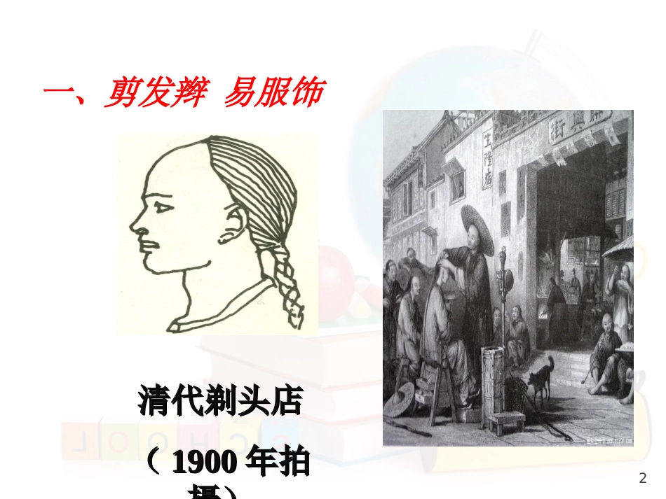 历史八年级上华师大版第21课社会习俗的变化课件_第2页