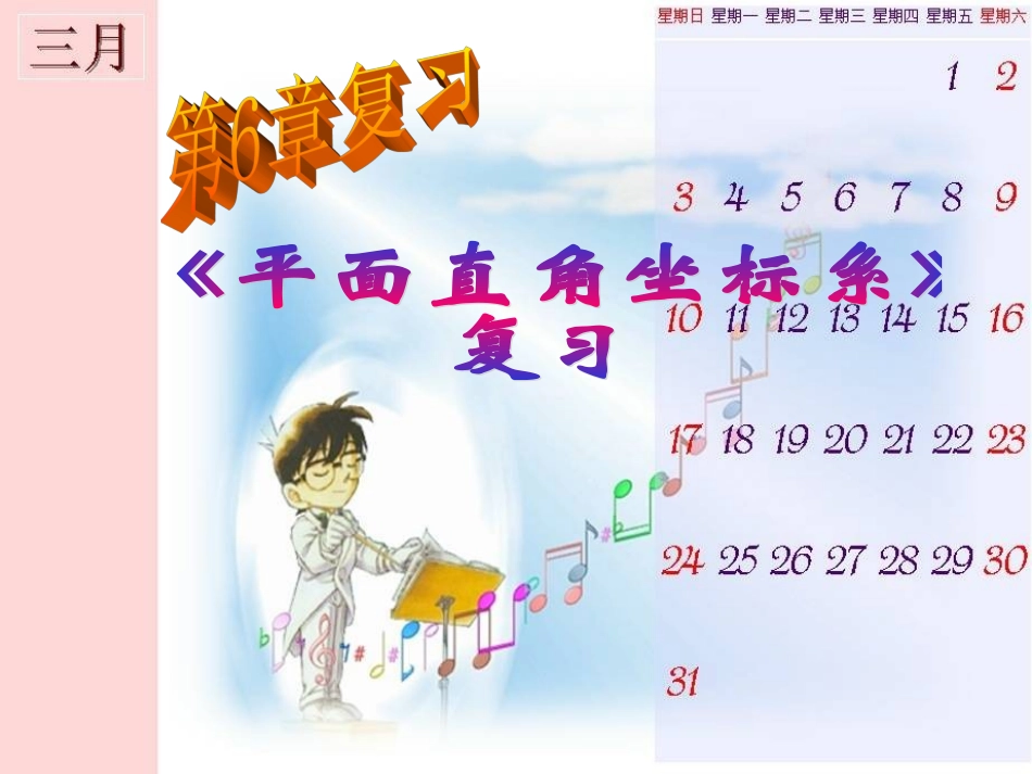 平面直角坐标系复习_第1页