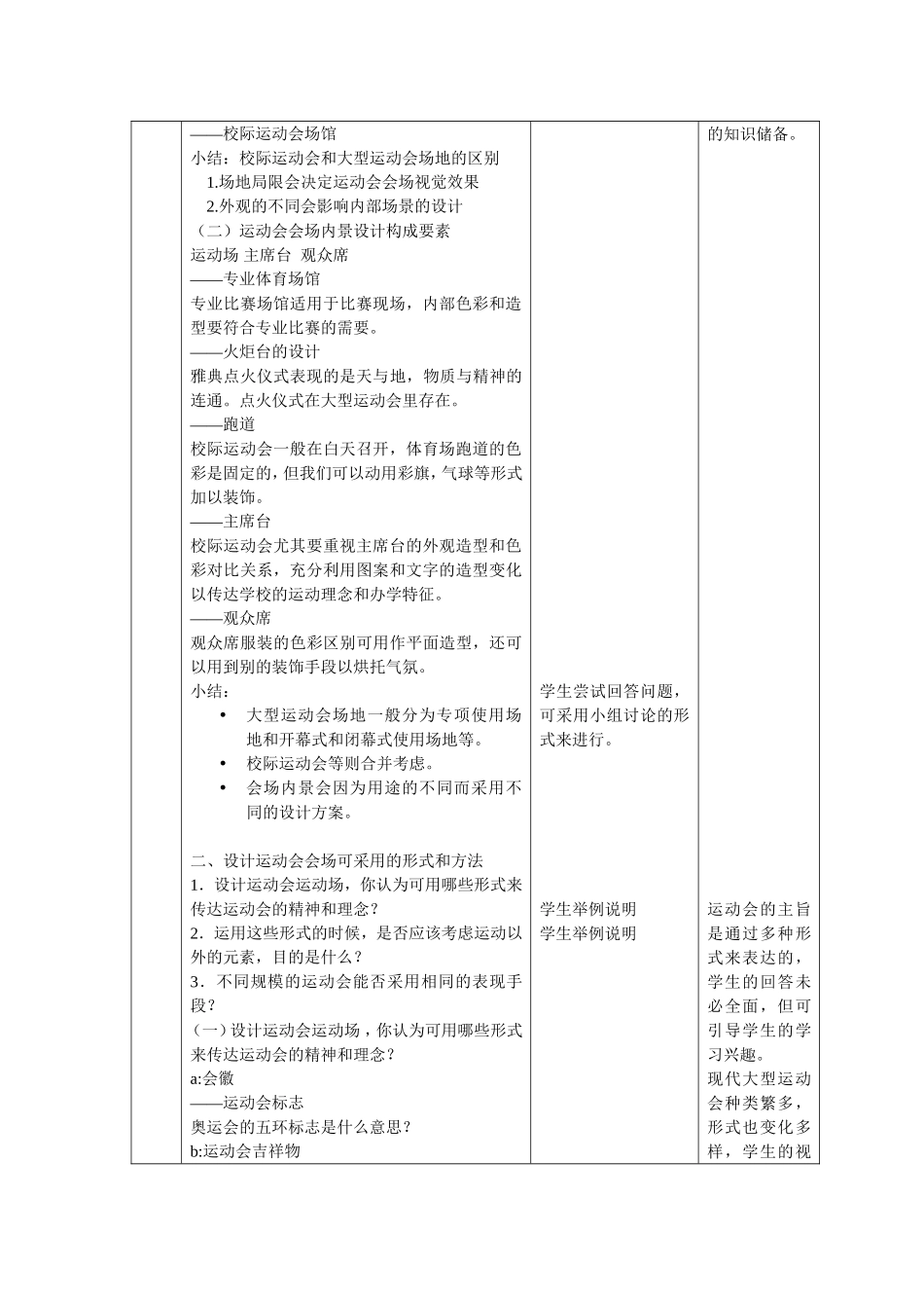 活动三运动会会场设计教学设计_第2页