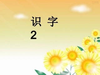 人教一年级下册语文识字二PPT课件