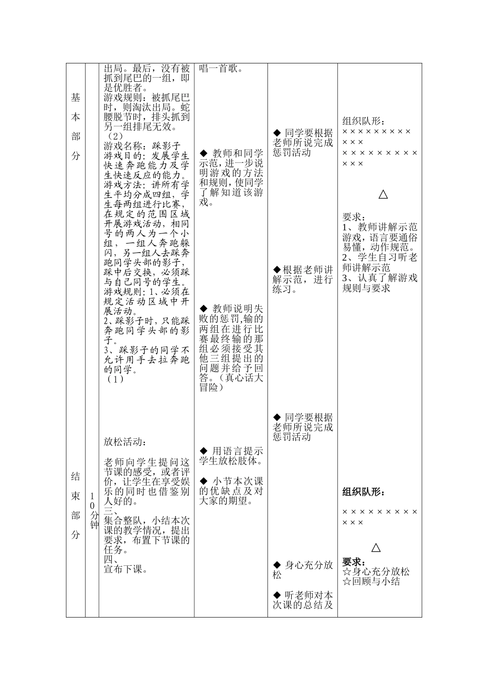 体育游戏教案_第2页