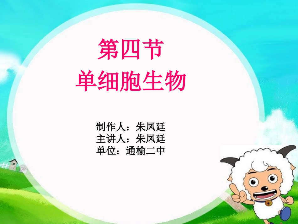 单细胞生物课件_第1页