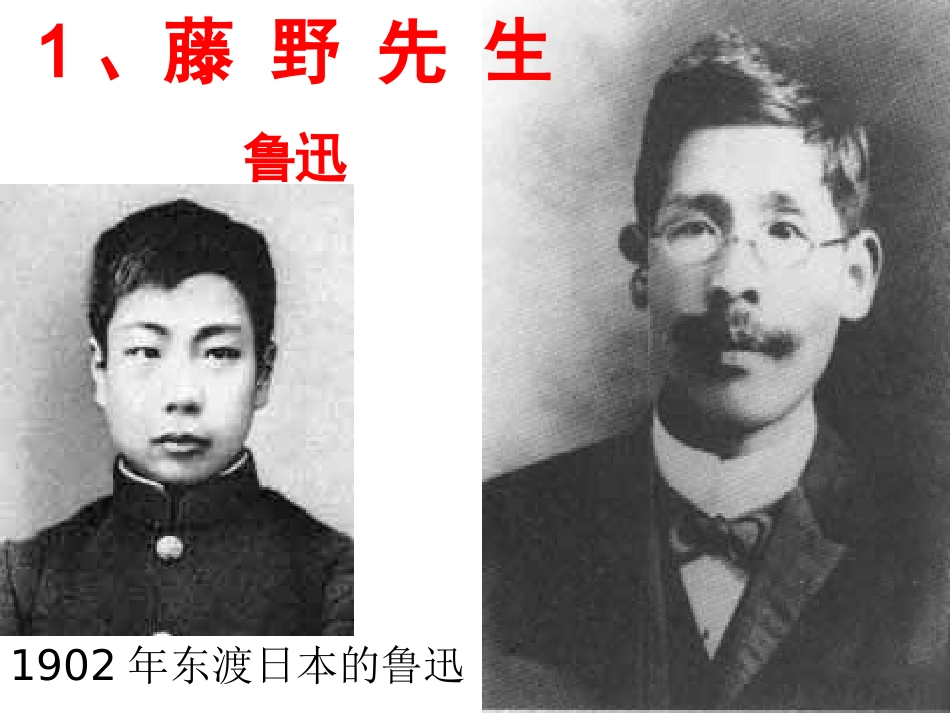 藤野先生课件 (3)_第1页