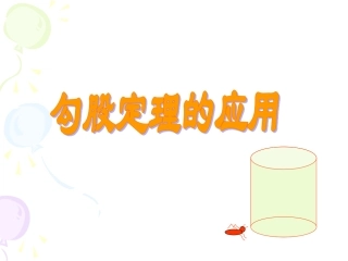 勾股定理的应用 (3)