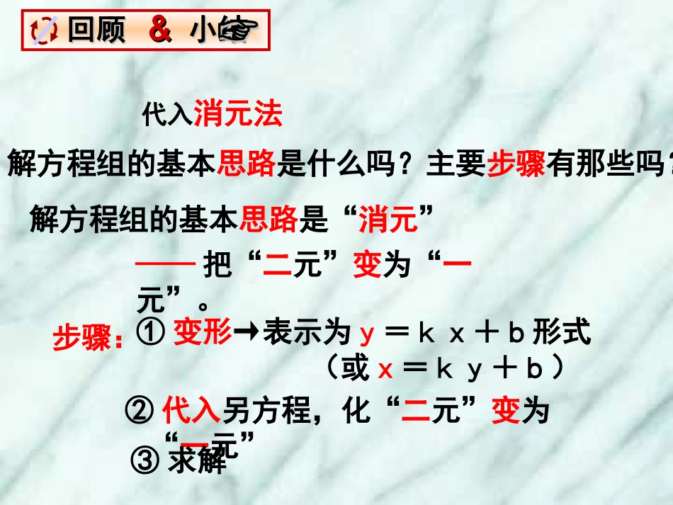 代入消元法解方程用于讲课_第3页