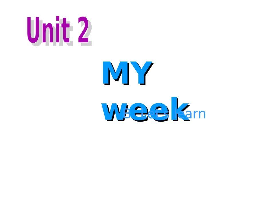 2014PEP五年级上册英语unit2myweek_第1页