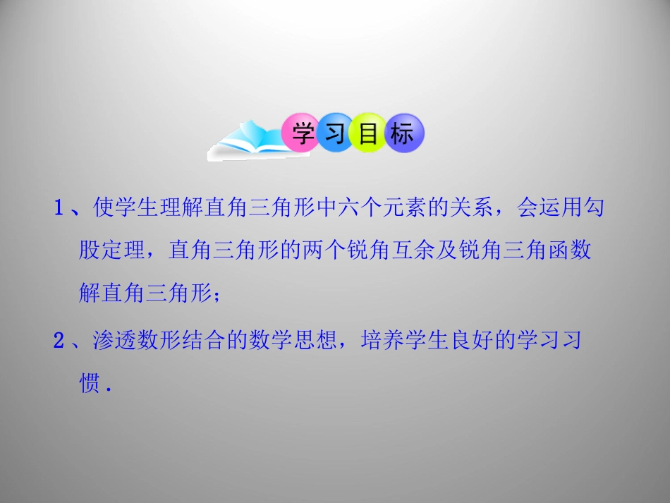 《解直角三角形》参考课件2_第2页
