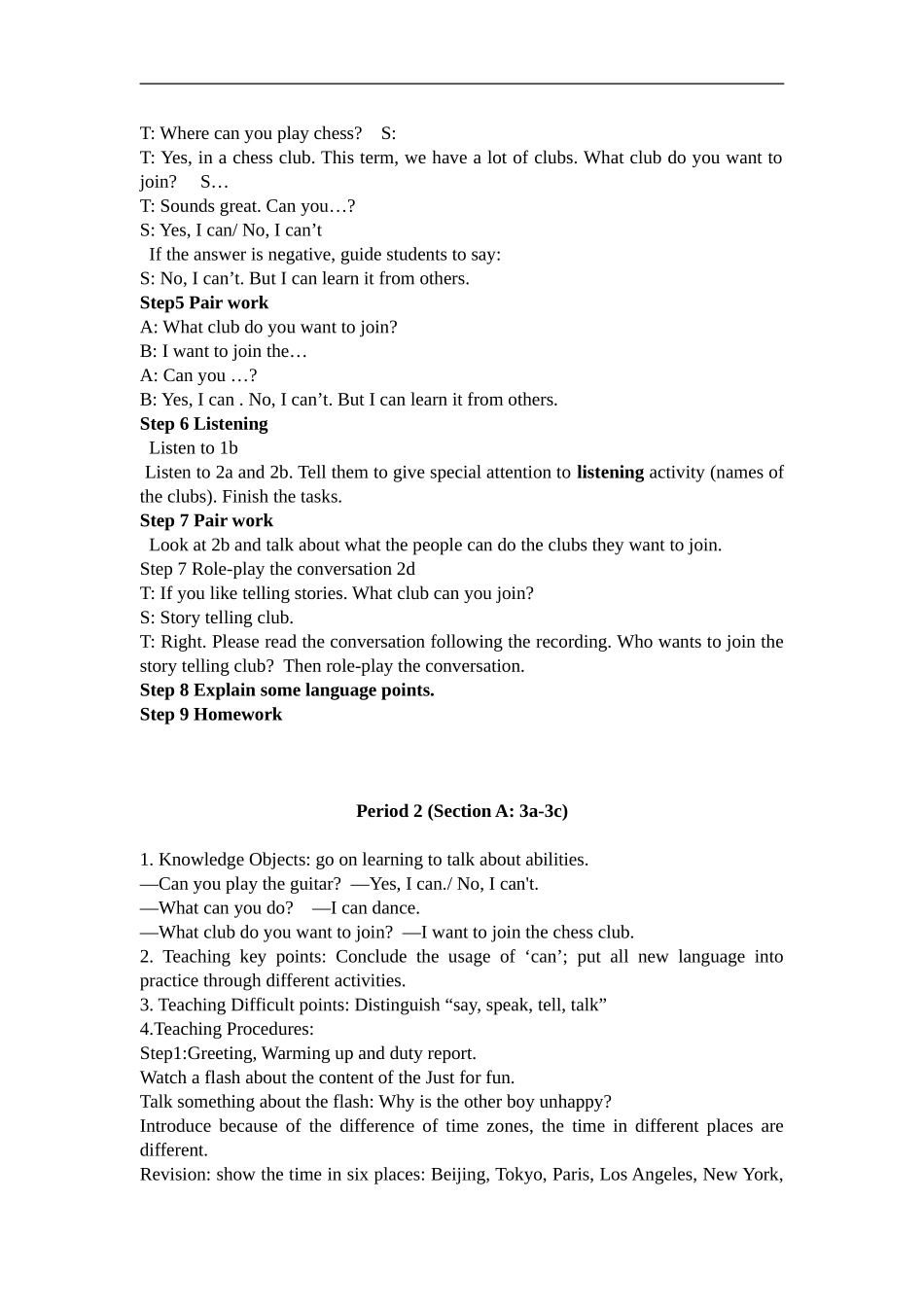 七下英语教学案_第2页