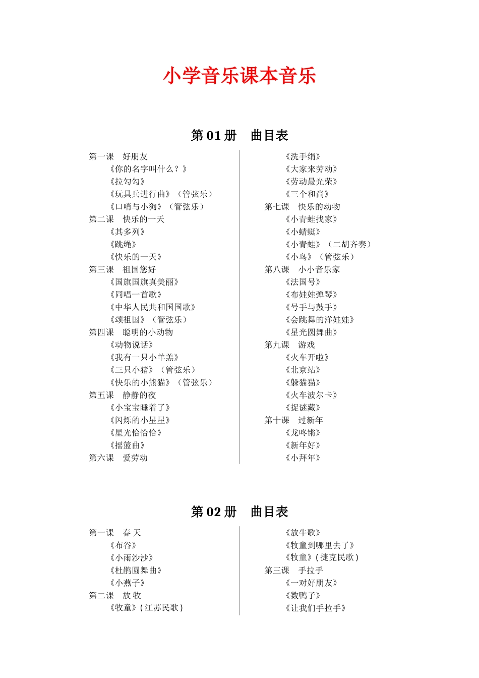 小学音乐课本音乐_第1页