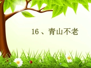 青山不老课件 (2)